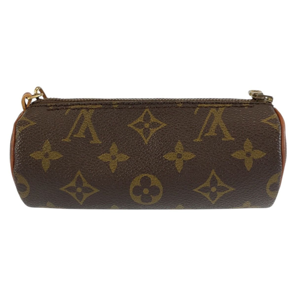 Louis Vuitton Monogram Papillon Pouch Only Brown Gold Case — view 2