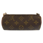 Louis Vuitton Monogram Papillon Pouch Only Brown Gold Case — view 2