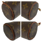 Louis Vuitton Monogram Papillon Pouch Only Brown Gold Case — view 3