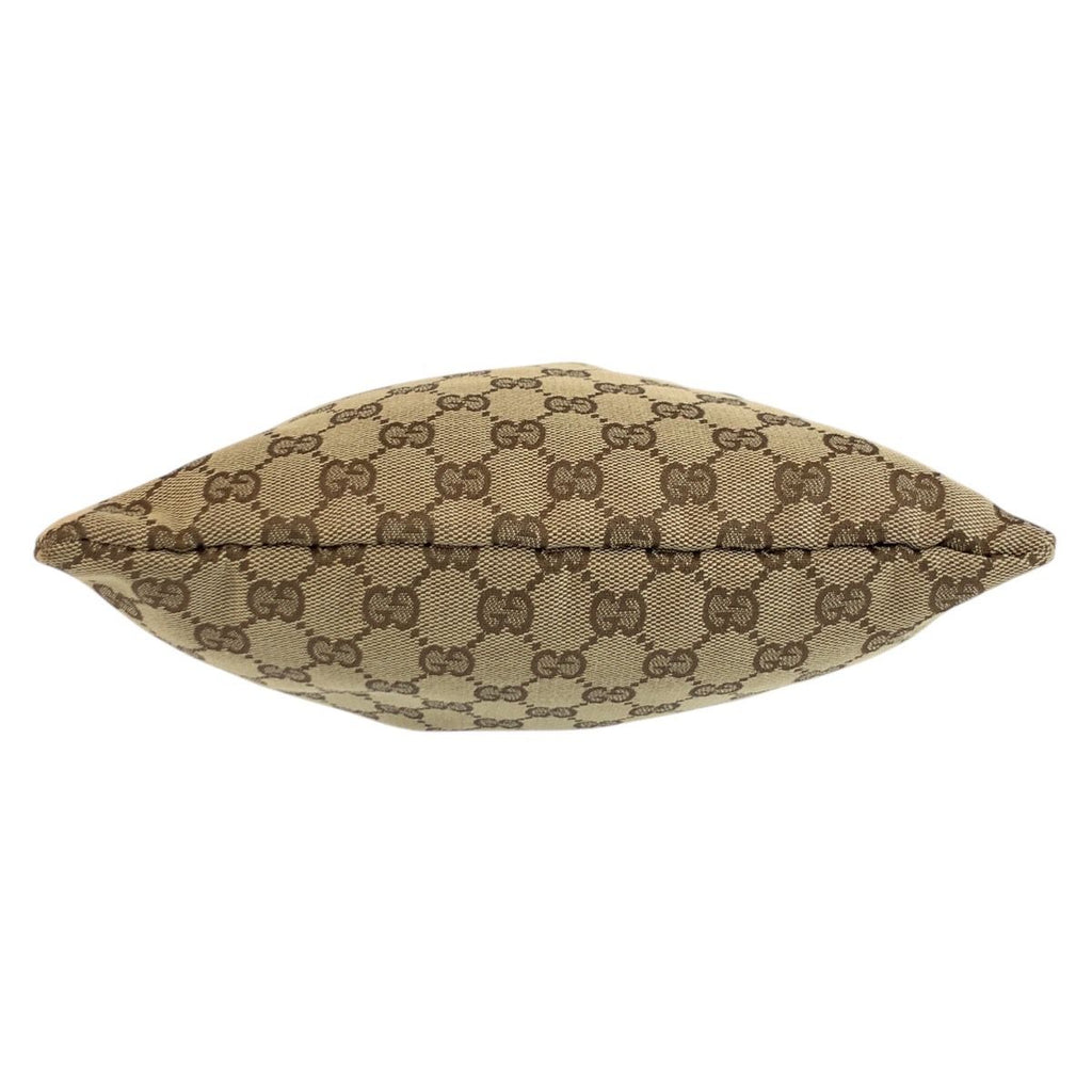 Gucci Beige Brown GG Canvas 014 Drawstring Pouch — view 7