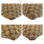 Gucci Beige Brown GG Canvas 014 Drawstring Pouch — view 4
