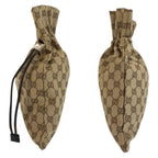 Gucci Beige Brown GG Canvas 014 Drawstring Pouch — view 5