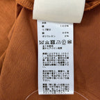 Hermes Short Sleeve T-Shirt 40 M Brown Crew Neck Mosaic Embroidered Pocket — view 4