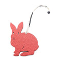 Hermes Petit Ash Charm Rabbit Pink Brown Pawn Keychain