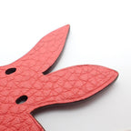 Hermes Petit Ash Charm Rabbit Pink Brown Pawn Keychain — view 3