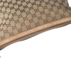 Gucci Horsebit Guccissima Canvas Beige Shoulder Bag Gold — view 5