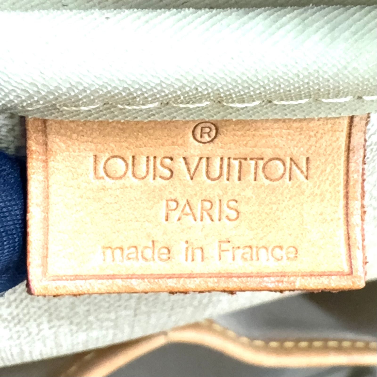 Louis Vuitton Deauville Bowling Vanity Monogram Leather Brown Light Handbag Gold