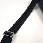 Gucci GG Canvas Leather Black Belt Bag Silver — view 5