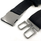 Gucci GG Canvas Leather Black Belt Bag Silver — view 6