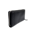 Gucci Mistral Micro Guccissima Leather Black Wallet Silver — view 2