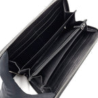 Gucci Mistral Micro Guccissima Leather Black Wallet Silver — view 3