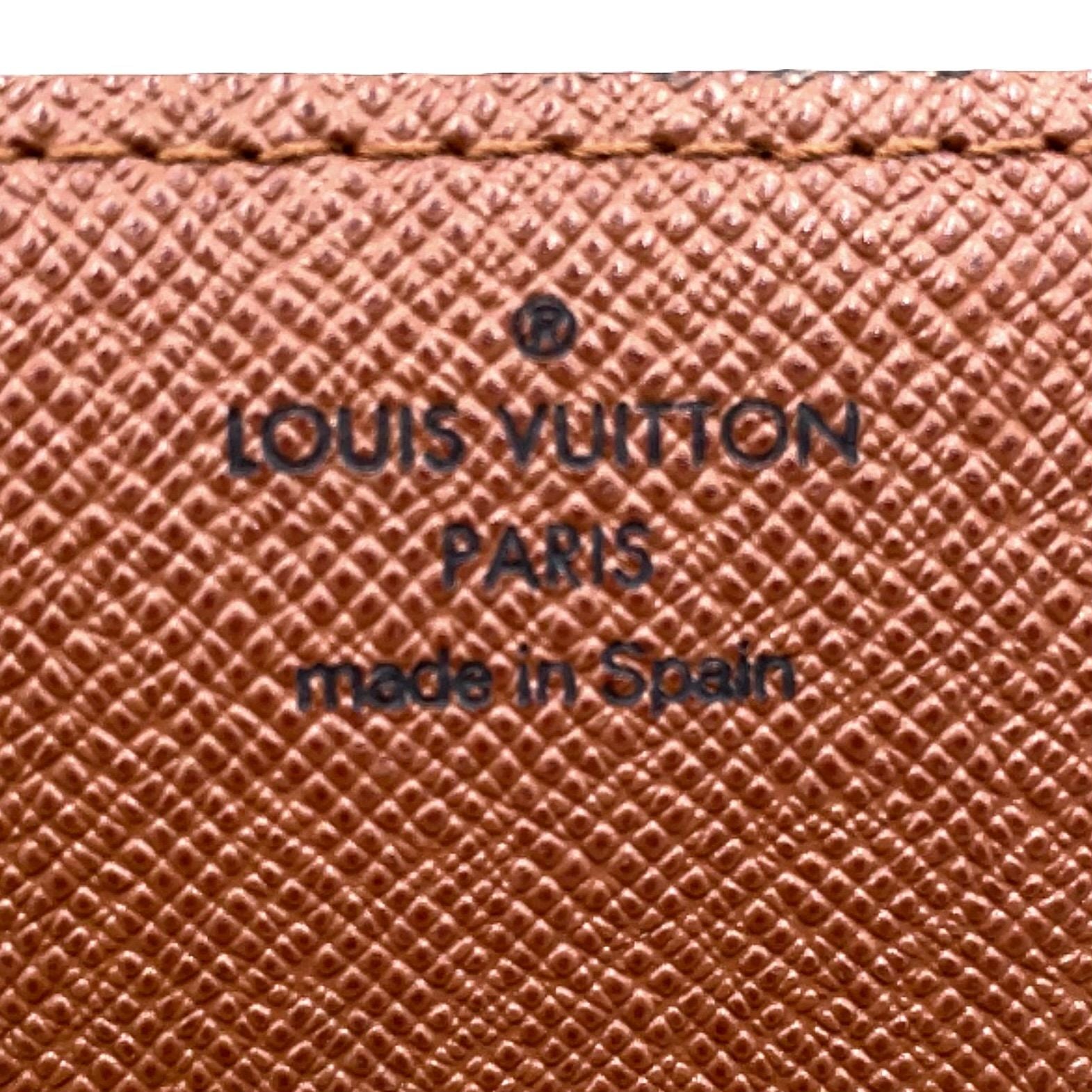 Louis Vuitton Envelope Carte de Visite Monogram Leather Brown Card Case — view 4
