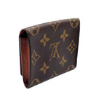 Louis Vuitton Envelope Carte de Visite Monogram Leather Brown Card Case — view 2