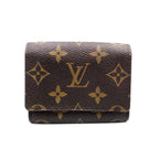 Louis Vuitton Envelope Carte de Visite Monogram Leather Brown Card Case