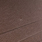Louis Vuitton Portefeuille Elise Damier Ebene Leather Brown Hook Wallet Gold — view 7