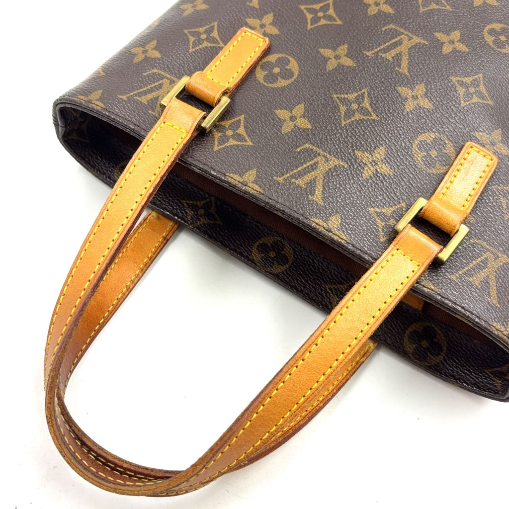 Louis Vuitton Vavin PM Monogram Leather Brown Light Handbag Gold — view 6