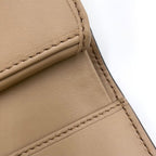 Gucci Dionysus GG Supreme Leather Beige Trifold Wallet Silver — view 8