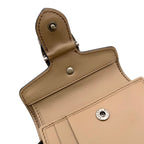 Gucci Dionysus GG Supreme Leather Beige Trifold Wallet Silver — view 5