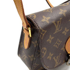 Louis Vuitton Saint Cloud PM Monogram Leather Brown Light Shoulder Bag Gold — view 9