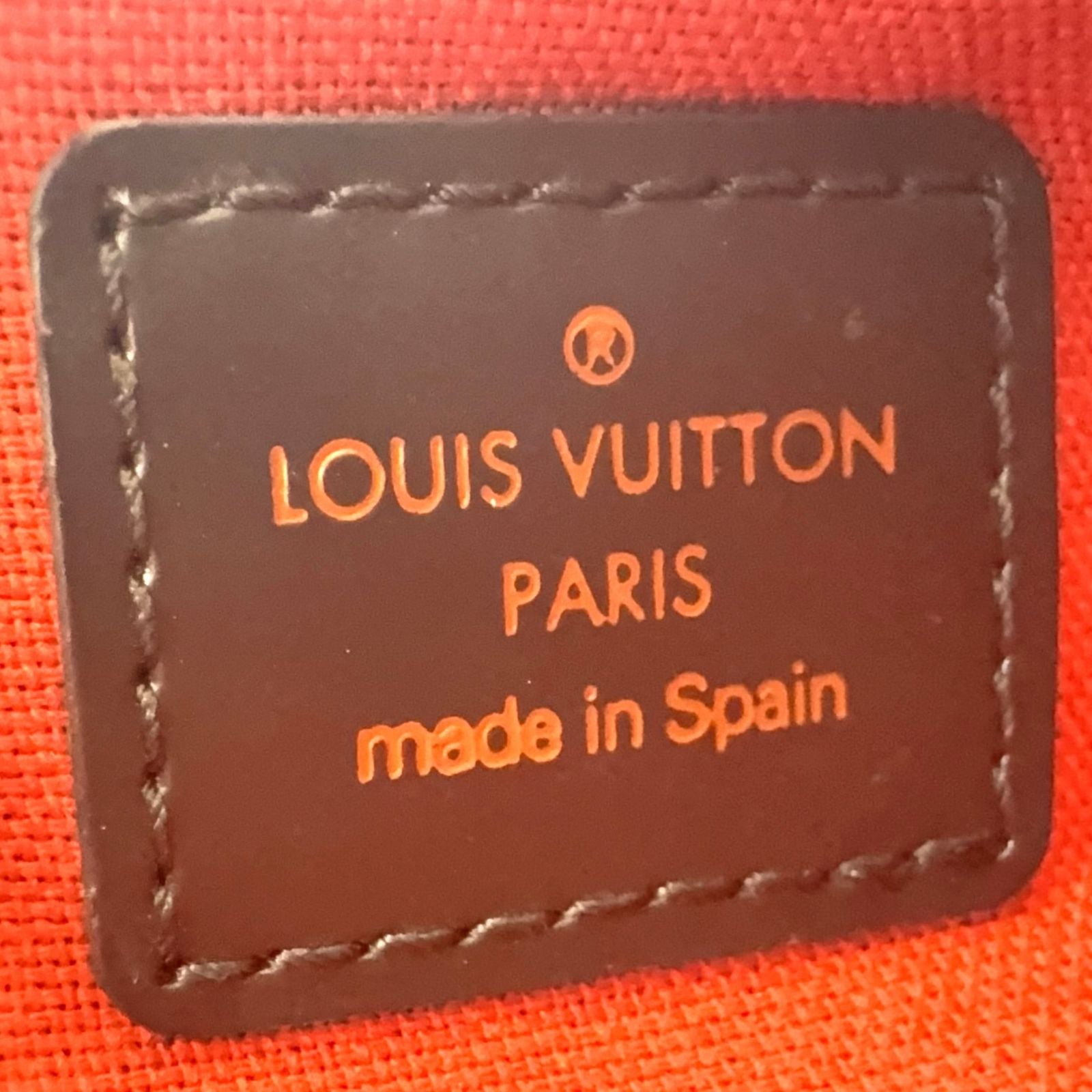 Louis Vuitton Damier Geronimos Brown Belt Bag Gold — view 4
