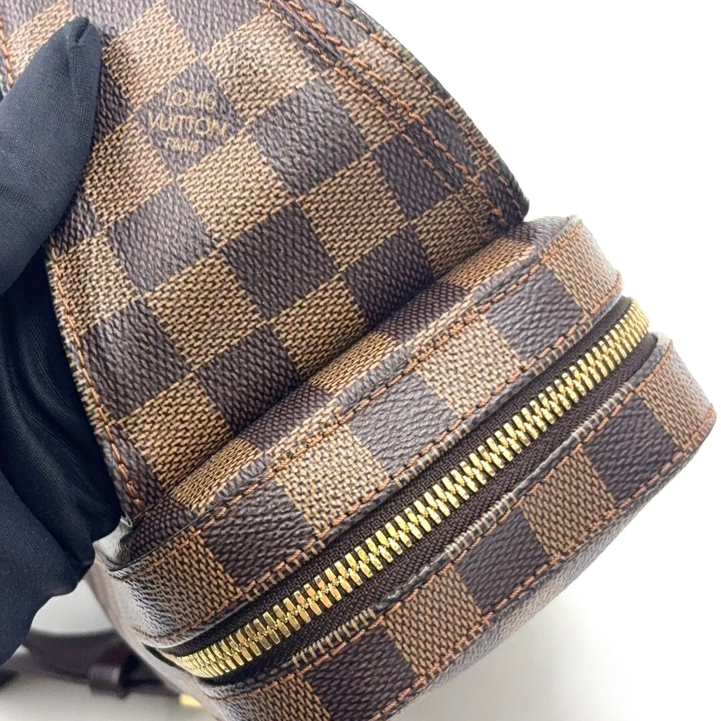 Louis Vuitton Damier Geronimos Brown Belt Bag Gold — view 5