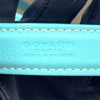 Goyard Bella PM Leather Turquoise Blue Tote Silver — view 4