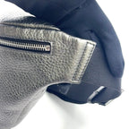 Fendi Bugs Monster Eye Leather Gray White Belt Bag Silver — view 6