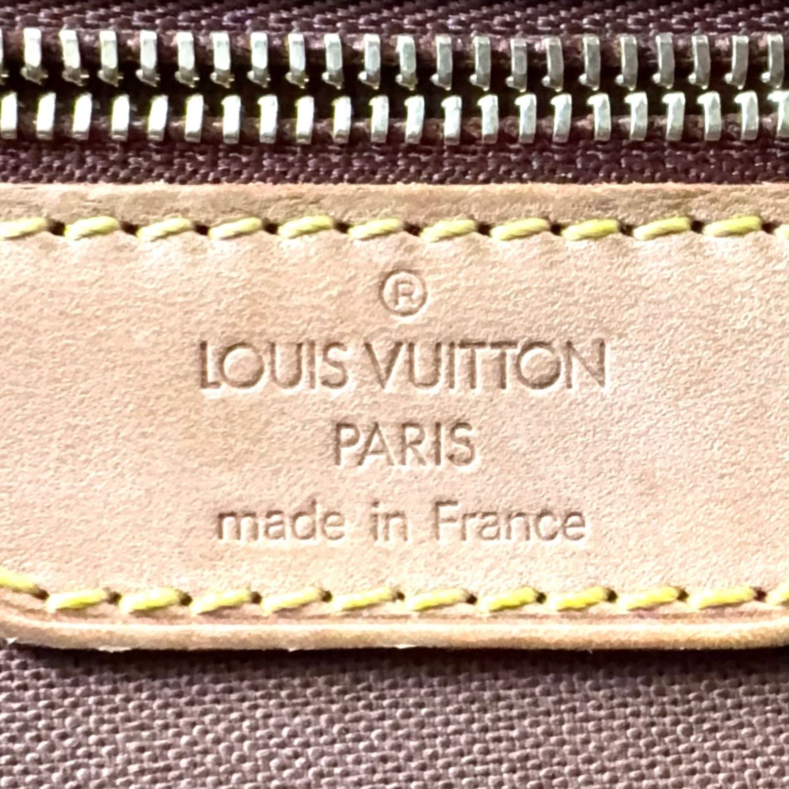 Louis Vuitton Sologne Monogram Leather Brown Light Shoulder Bag Gold — view 4