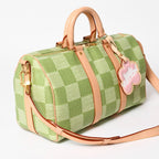Louis Vuitton Keepall Bandouliere 35 2-Way Bag Damier Golf Green Tyler the — view 3