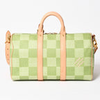 Louis Vuitton Keepall Bandouliere 35 2-Way Bag Damier Golf Green Tyler the — view 2