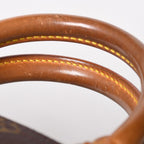 Louis Vuitton Speedy 25 Handbag Monogram Leather Brown Gold — view 7