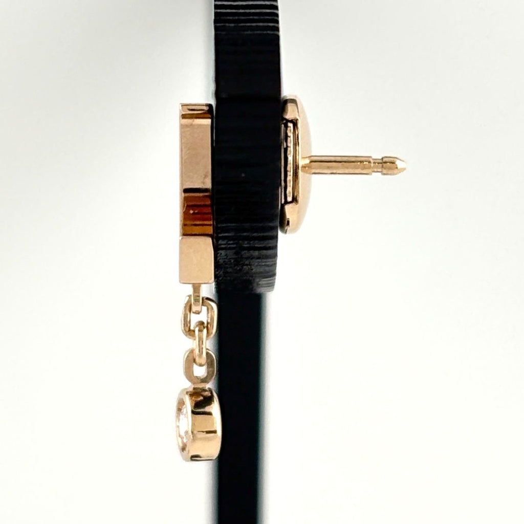 Louis Vuitton Idylle Blossom Earrings Set Pink Gold Pave Diamond — view 3