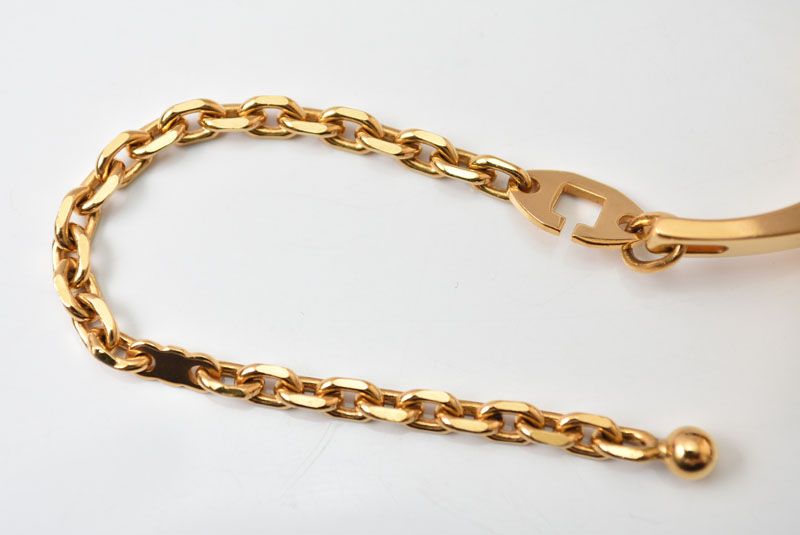 Hermes Clip Key Holder Phil Glove Charm Gold