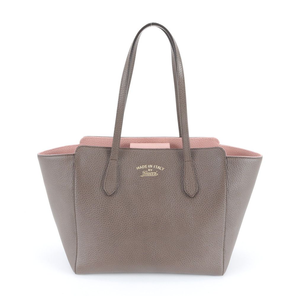 Gucci Swing Leather Tote Shoulder Hand