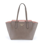Gucci Swing Leather Tote Shoulder Hand