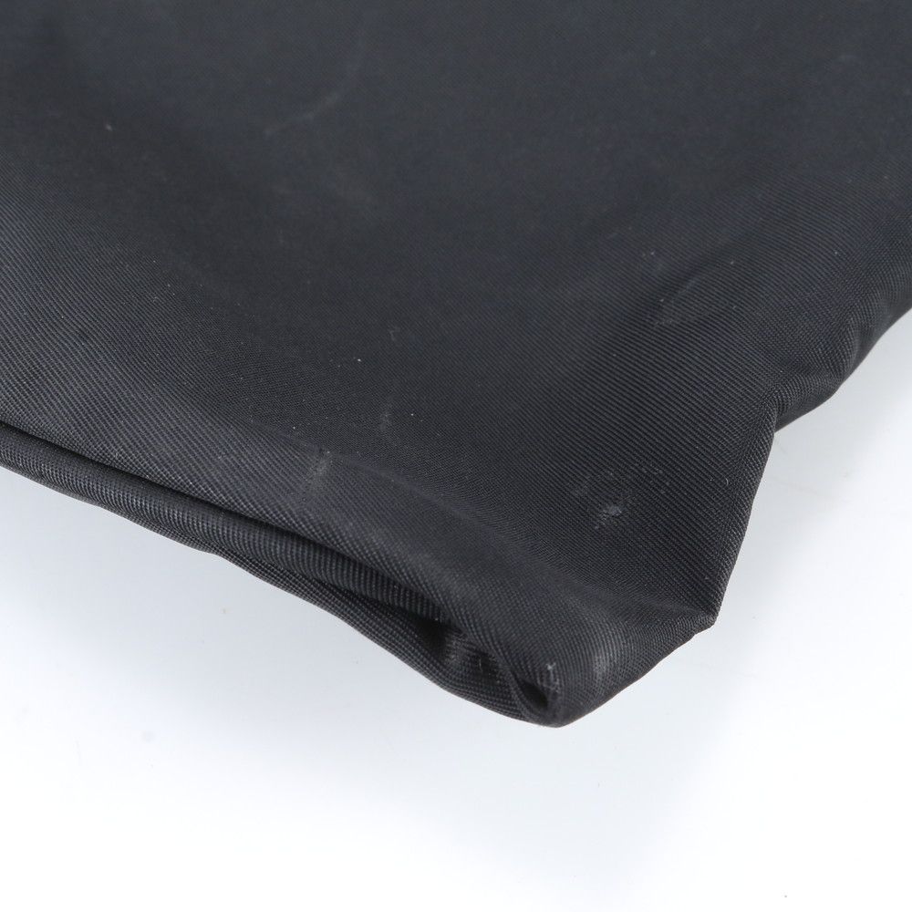 Prada Tessuto Nylon Triangle Logo Shoulder Bag Crossbody Messenger Black — view 7