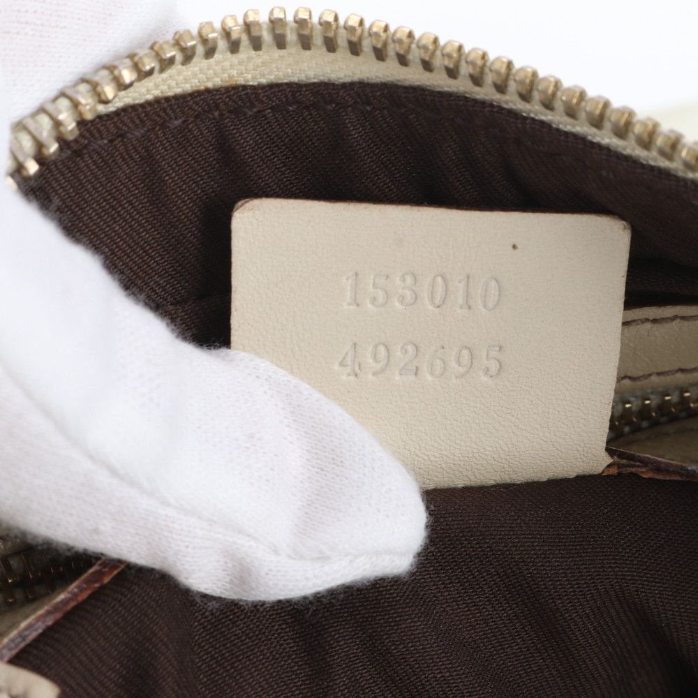 Gucci Hobo Leather Shoulder Bag Hand — view 9