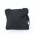 Prada Tessuto Nylon Triangle Logo Shoulder Bag Crossbody Messenger Black — view 3