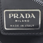Prada Tessuto Nylon Triangle Logo Shoulder Bag Crossbody Messenger Black — view 8