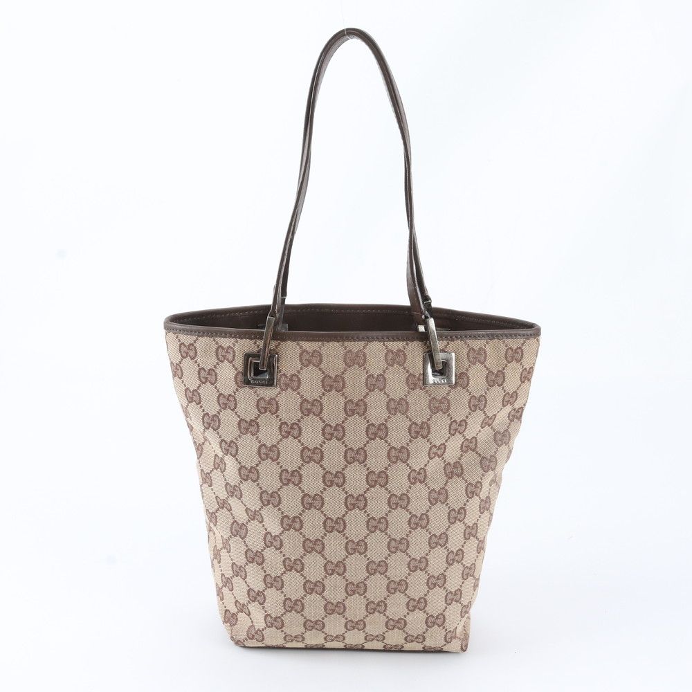 Gucci GG Canvas 002 Leather Tote Shoulder Hand