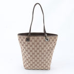 Gucci GG Canvas 002 Leather Tote Shoulder Hand