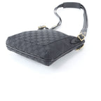 Gucci GG Canvas Leather Shoulder Bag Crossbody Hand Tote Black — view 4