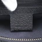 Gucci GG Canvas Leather Shoulder Bag Crossbody Hand Tote Black — view 8