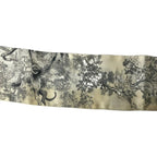 Dior Scarf White Gray Ribbon Toile de Jouy — view 5
