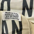 Dior Scarf White Gray Ribbon Toile de Jouy — view 3