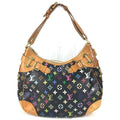 Louis Vuitton Shoulder Bag Greta Monogram Multicolor Canvas Noir Black