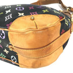 Louis Vuitton Shoulder Bag Greta Monogram Multicolor Canvas Noir Black — view 6