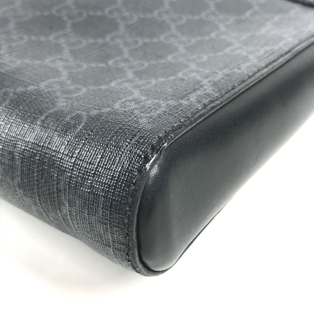 Gucci Shoulder Bag Courier GG Supreme Canvas Black