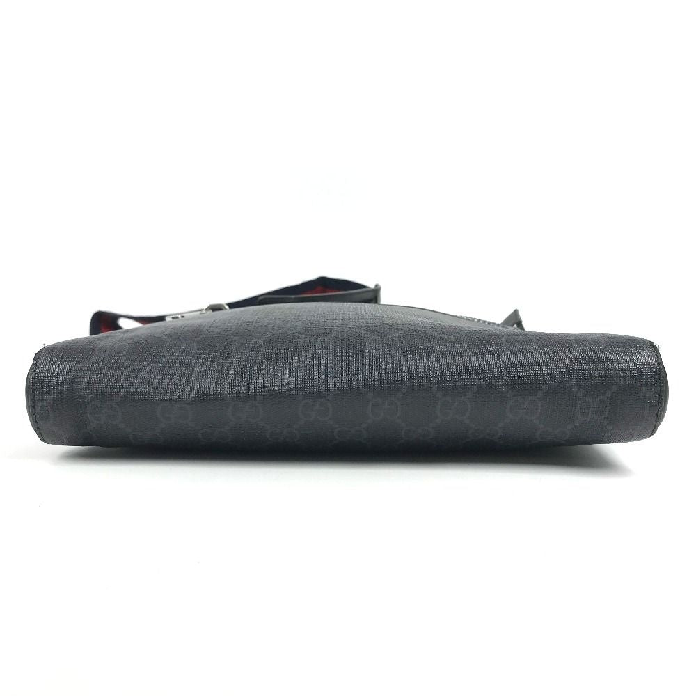 Gucci Shoulder Bag Courier GG Supreme Canvas Black