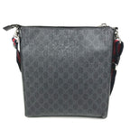 Gucci Shoulder Bag Courier GG Supreme Canvas Black